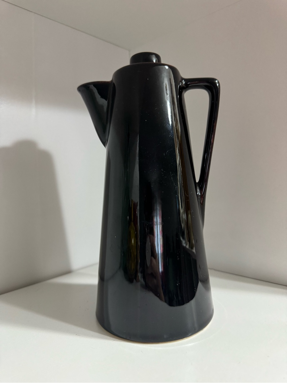 Black Ceramic Coffee Carafe -